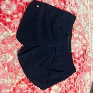 Navy Speed up LuluLemon shorts